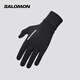 薩洛蒙（Salomon）男女款 戶(hù)外運動(dòng)舒適透氣可觸屏手套 MERINO GLOVES U 深黑色 C26001 L