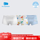 麗嬰房（Les enphants）兒童內(nèi)褲男童純棉平角內(nèi)褲三角內(nèi)褲男童女童內(nèi)褲女3條裝不夾屁屁 男童平角 （恐龍） 3條 150 cm/12歲
