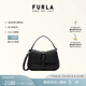 芙拉（FURLA）【明星同款】FURLA芙拉FLOW牛皮迷你女士通勤簡約手提包斜挎包 黑色