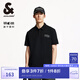 杰克·瓊斯（JACK&JONES）男裝25年速干POLO衫男士翻領短袖T恤夏季潮流寬松休閑戶外半袖 E40黑色 常規(guī) L
