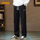 吉普（JEEP）【燈芯絨直筒褲男】2025秋冬松緊系繩衛(wèi)褲舒適寬松休閑褲子男