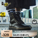 馬?。―R.MARTENS）Zavala西部靴男女款夏季舒適輕量黑色工裝風(fēng)馬丁靴 黑色 42