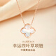 央創(chuàng)時(shí)尚銀925四葉草項(xiàng)鏈女2025新款七夕情人節(jié)小眾高級(jí)生日禮物女朋友