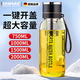 颯望德國一鍵開蓋玻璃杯防爆防摔大容量高硼硅耐高溫泡茶杯子便攜雙層 【一鍵開蓋】【升級304茶倉】 750ml