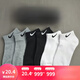 DOTSWOOSH耐克（NIKE）襪子中筒秋季薄款黑白簡(jiǎn)約男女運動(dòng)襪純棉短襪 NK袋裝(白色) 3雙 短筒襪(均碼)