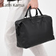 cateikarrui男士手提旅行包短途行李包大容量運動(dòng)健身包單肩斜挎包出差登機包 黑色小號