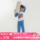 愛慕兒童（AIMER KIDS）莫代爾男女童兒童睡衣家居服可外穿秋新薄款?yuàn)W特曼IP聯(lián)名|奶皮衣 賽羅對(duì)戰(zhàn)貝利亞 160
