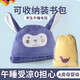 JCZS德國兒童午睡毯小學(xué)生專(zhuān)用趴睡午休神器一年級教室披風(fēng)披肩蓋被子 淺粉【雙面加絨】 70*140cm【加厚】