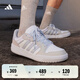 adidas ENTRAP美式校園風運動板鞋男女少年感復古籃球鞋阿迪達斯 白色/淺藍/灰色   38