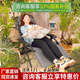 紫葉（ziye）折疊床躺椅辦公室午休單人陪護(hù)床便攜家用簡(jiǎn)易午睡床行軍床沙灘椅