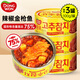 東遠(yuǎn)金槍魚罐頭零食辣椒味100g*3罐韓國進(jìn)口吞拿三文魚即食高蛋白魚肉