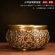 銅師傅全黃銅金錢(qián)寶聚寶盆件招財(cái)聚財(cái)銅客廳藝術(shù)品門(mén)廳收納客廳裝飾品 小號(hào)金錢(qián)聚寶盆