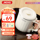 JIEXG便攜式燒水壺折疊不銹鋼水壺?zé)粰C多用旅行出差家用宿舍小型電熱水壺養(yǎng)生水壺沖奶泡面杯 0.8L +316不銹鋼+可折疊手柄+收納袋
