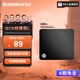 賽睿（SteelSeries）QCK系列 電競鼠標(biāo)墊 游戲職業(yè)電競Donk同款鼠標(biāo)墊 電腦桌墊加厚橡膠基底CSGO瓦羅蘭特FPS用 QcK Large【450*400*2mm】