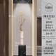 佰擺飾發(fā)財(cái)樹(shù)擺件客廳玄關(guān)大擺件電視柜壁龕邊柜高檔輕奢裝飾品喬遷送禮 青云之志【西班牙云石】高110cm