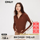 ONLY秋冬通勤風(fēng)時(shí)尚連帽拼接短款開(kāi)衫衛(wèi)衣女|12339R007 E11 焦棕色-追單第二批 M 165/84A