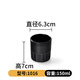 甜雅靜A5密胺杯子黑色塑料杯日式茶杯商用仿瓷水杯餐飲熱飲杯樹(shù)脂防摔杯 1016 食品級加厚