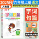 2025秋字詞句篇六年級(jí)上冊(cè)語文人教版同步訓(xùn)練練習(xí)冊(cè)輔導(dǎo)資料書教材同步解讀小學(xué)語文6年級(jí)上冊(cè)字詞句段篇章教材全解解讀詳解手冊(cè)