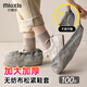 妙馨思一次性鞋套無(wú)紡布鞋套大號(hào)加厚防塵透氣室內(nèi)腳套耐磨防滑100只