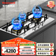 霍尼韋爾（Honeywell）【國(guó)家政府補(bǔ)貼15%】不銹鋼燃?xì)庠钋度肱_(tái)式雙用三眼多頭天然氣專(zhuān)用灶臺(tái)大火力猛火家用煤燃?xì)庠罹?天然氣 JZT-GH3不銹鋼三眼灶