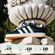 adidas「面包鞋」CAMPUS 00s經典運動滑板鞋男女阿迪達斯三葉草   黑/白   42