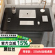 半隅雅居加大款床上書(shū)桌學(xué)生宿舍可折疊懶人筆記本電腦桌臥室飄窗辦公桌子 【主圖加大加寬款】黑拉絲80CM