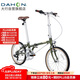 大行（DAHON）20寸鉻鉬鋼7速男女式學(xué)生復(fù)古單車HAC072 橄欖綠