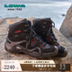 LOWAMK1德國登山鞋戶外goretex防水耐磨透氣防滑徒步ZEPHYR GTX女春夏 黑色/紅色 38