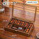 維佩洛德國品質(zhì)文玩核桃收納盒展示收藏精致大容量F塵獅子頭2025新款式 【木質(zhì)核桃盒】9格位