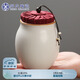 蘇氏陶瓷（SUSHI CERAMICS）茶葉罐脂白簡約密封罐陶瓷儲物罐之茶具配件
