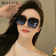 暴龍BOLON偏光墨鏡女款感太陽(yáng)眼鏡女士2025新款帶度數(shù) 黑金框漸灰片-偏光鏡片(無(wú)度數(shù))+