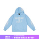 BOY LONDONFW22幻彩珠光刺繡老鷹連帽套頭長袖衛(wèi)衣男女同款藍色 藍色 M