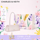 CHARLES&KEITH蝴蝶結(jié)簡約單肩腋下包法棍包生日禮物七夕禮物CK2-20160193 Soft Pink淺粉色 中包