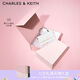 CHARLES&KEITH質(zhì)感拎手提鏈條斜挎單肩小方包包女包生日七夕禮物CK6-10840559-A