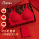 都市麗人本命年蛇年內(nèi)衣女紅色內(nèi)衣套裝文胸內(nèi)褲襪子套裝結(jié)婚喜慶鴻運(yùn)禮盒