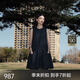 JNBY/江南布衣25夏新品連衣裙無袖牛仔異形圓領(lǐng)自然簡約寬松5P5G10650 991/牛仔藏青 L