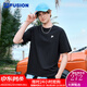 斐樂（FILA）FUSION潮牌情侶多彩短袖T恤2025新款男女短T時尚大logo短袖 正黑色-BK 2XL 185/104A 【寬松版型】