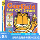 加菲貓英文原版漫畫 合集 故事三合一 Garfield Fat Cat 3 Pack 經典趣味幽默漫畫 兒童圖畫故事書 Jim Davis進口原版書籍 綠山墻 加菲貓漫畫 三合一 20