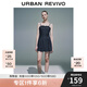 UR2025夏季新款女裝時尚修身顯瘦吊帶牛仔連衣裙UYY850114 靛藍(lán) M