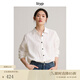 旅途原品ltyp 進(jìn)口28支100%精梳麻經(jīng)典襯衫 休閑百搭文藝襯衣女秋 荼白色 M