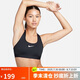耐克NIKE春夏運動內(nèi)衣女中度支撐MED SPT BRA運動內(nèi)衣DX6822-010黑XL