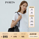 PORTS寶姿 商場(chǎng)同款新品女裝短袖白色刺繡圓領(lǐng)T恤LL8N026FCC102 白色 L