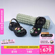 卡駱馳crocs檀健次同款復(fù)古洞洞鞋女鞋厚底老爹鞋小鯨魚洞洞鞋206302 黑色-001(含智必星) 36 /37(230mm)
