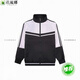 花嵐娜（HUALANNA）校服高中生套裝春秋季中學(xué)生學(xué)院運動(dòng)會(huì )三件套韓版外套班服定制 黑白色單·外套 180 適用140-160斤】