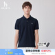 哈吉斯（HAZZYS）男裝 夏款【涼感/抗菌/防螨】短袖POLO衫男ASTZE0BBE23 深藏青色DN L （175/96A 48）