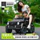 好孩智兒童電動(dòng)車(chē)可坐大人可駕駛遙控汽車(chē)玩具車(chē)親子越野車(chē)小孩寶寶童車(chē) 烤漆黑+六驅(qū)/皮座+雙電瓶+雙油門(mén)