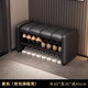 至珍曦意式家用入戶(hù)門(mén)換鞋凳輕奢高級感進(jìn)門(mén)可坐鞋柜穿鞋凳實(shí)木鞋架真皮 高級輕奢鞋凳80CM黑色 整裝發(fā)貨