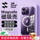 閃魔適用蘋果14pro磁吸手機(jī)殼iphone14pro保護(hù)套磁吸無線充氣囊防震高端簡(jiǎn)約防摔殼全透明