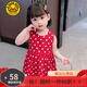 G.DUCKKIDS童裝女童連衣裙夏季裙子兒童洋氣女寶寶公主裙1~6歲無袖波點(diǎn)裙 紅色 130碼建議7~8歲【120-130】cm