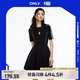 ONLYNBA聯(lián)名款休閑高腰傘裙短款連衣裙女|123207062 H1Z 黑色BLACK S (160) 80A